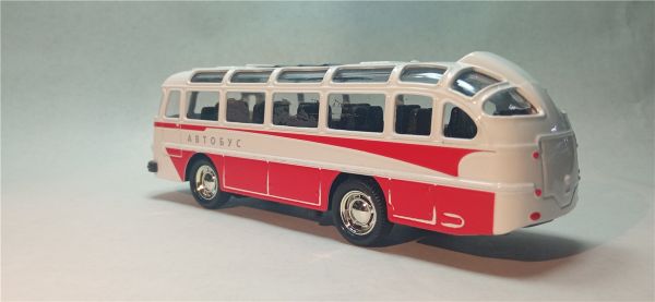Модель 1:65 автобус ЛАЗ-695 «Львів» бело-красный