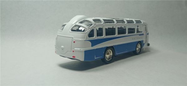 Модель 1:65 автобус ЛАЗ-695 «Львів» бело-синий
